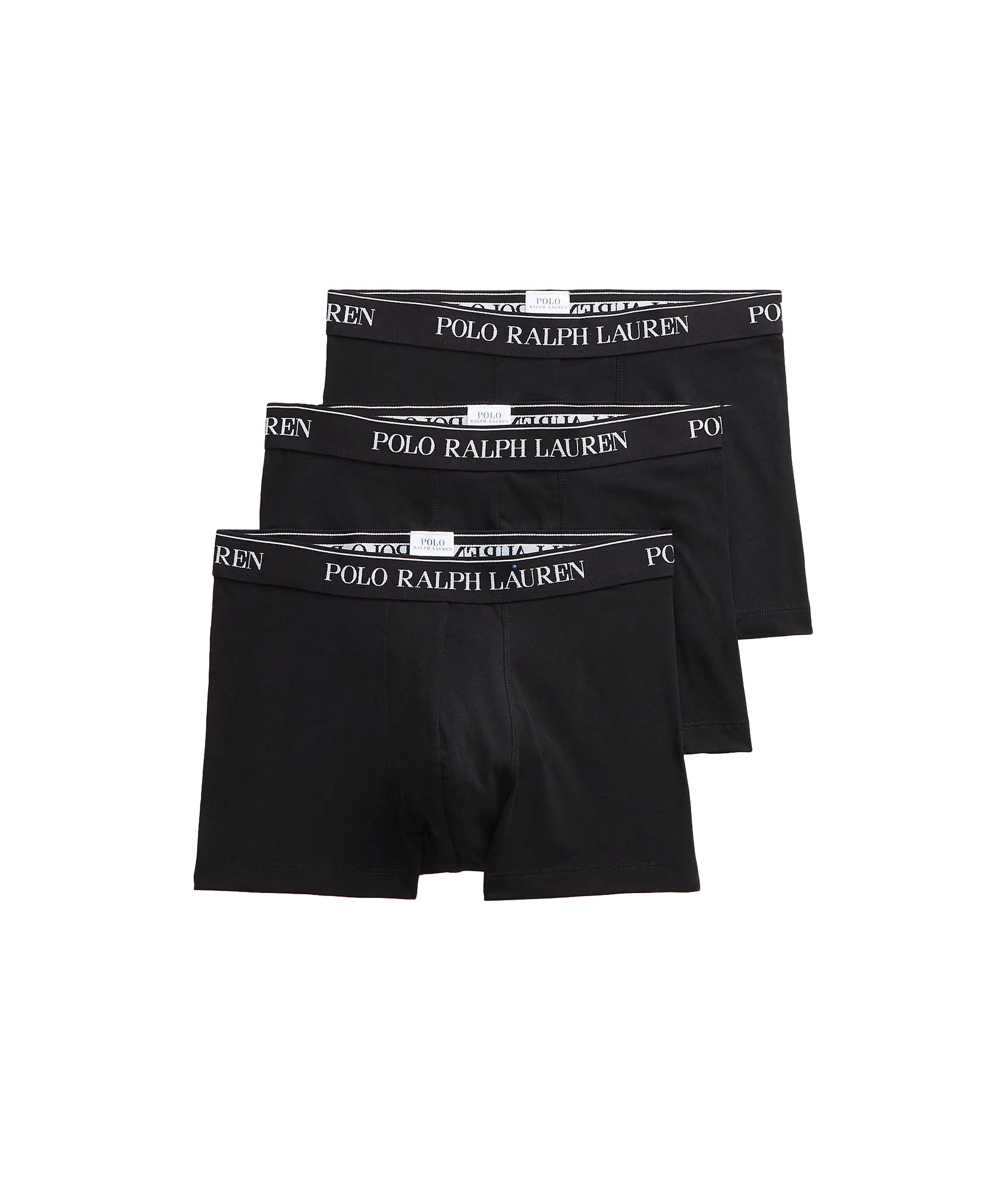 Stretch Cotton Trunk 3-pack - Black