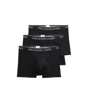 Stretch Cotton Trunk 3-pack - Black