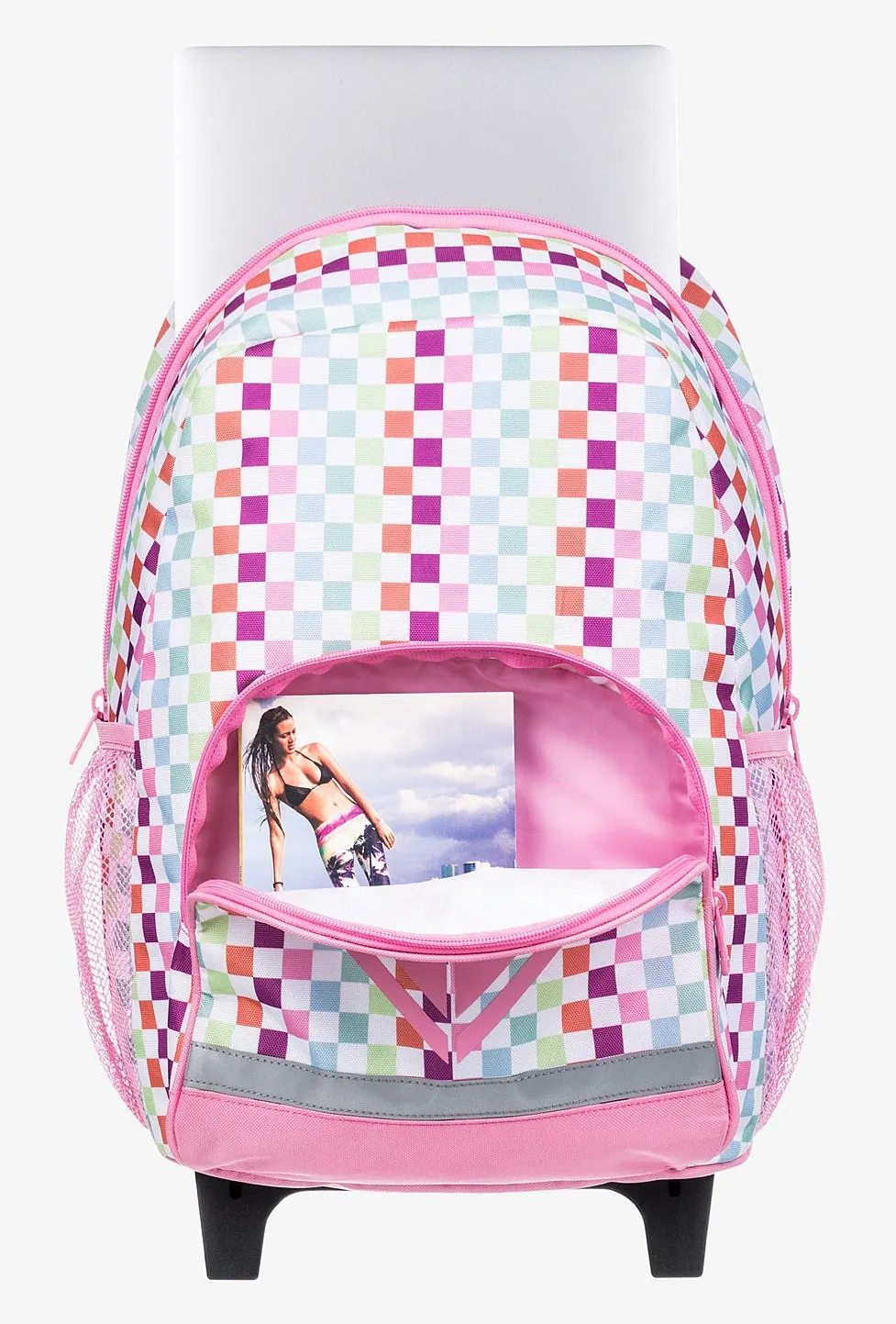 suitcase Roxy Perfect Peach - WBB1/Bright White Check Check - girl´s