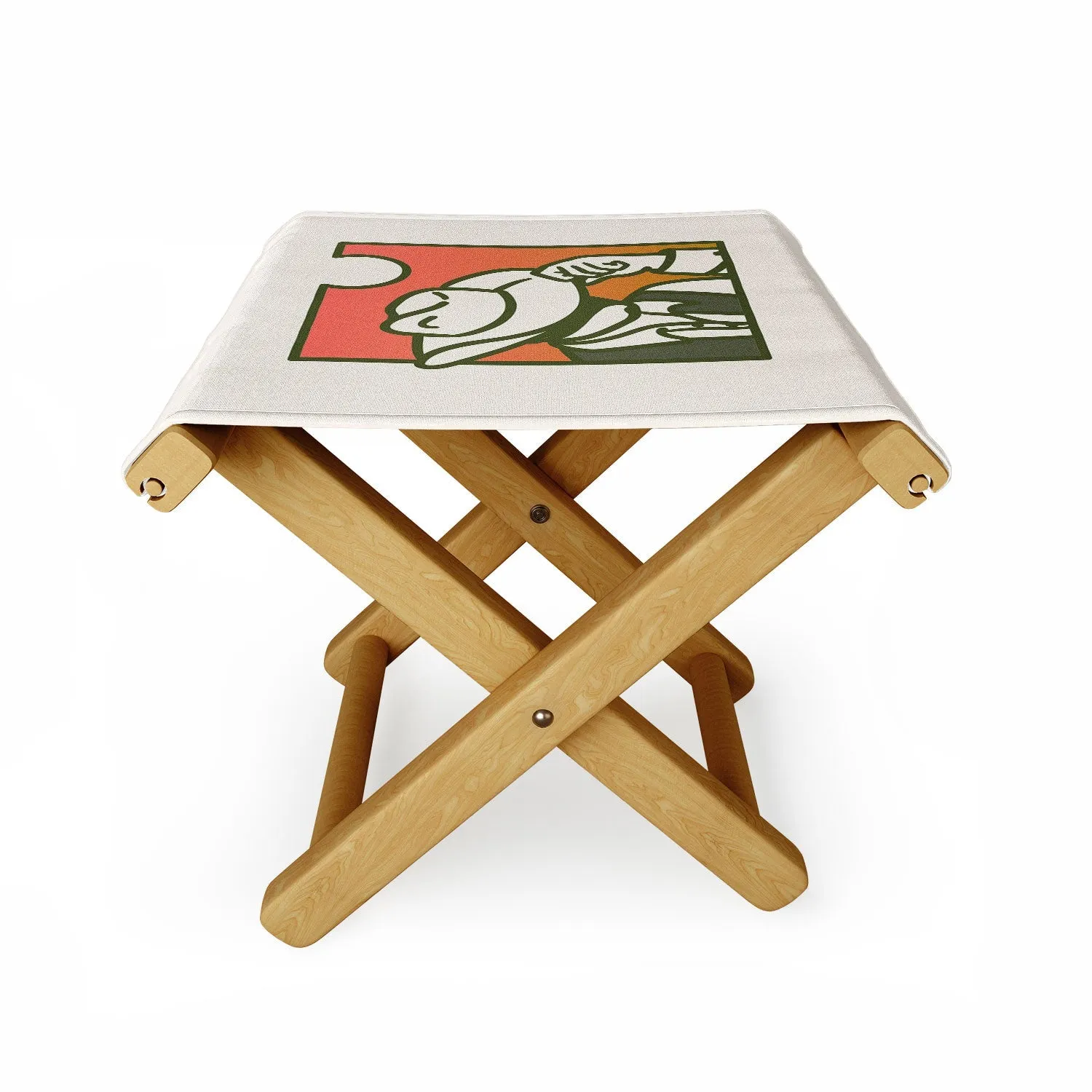 Sunset Cowboy Folding Stool (DS) DD