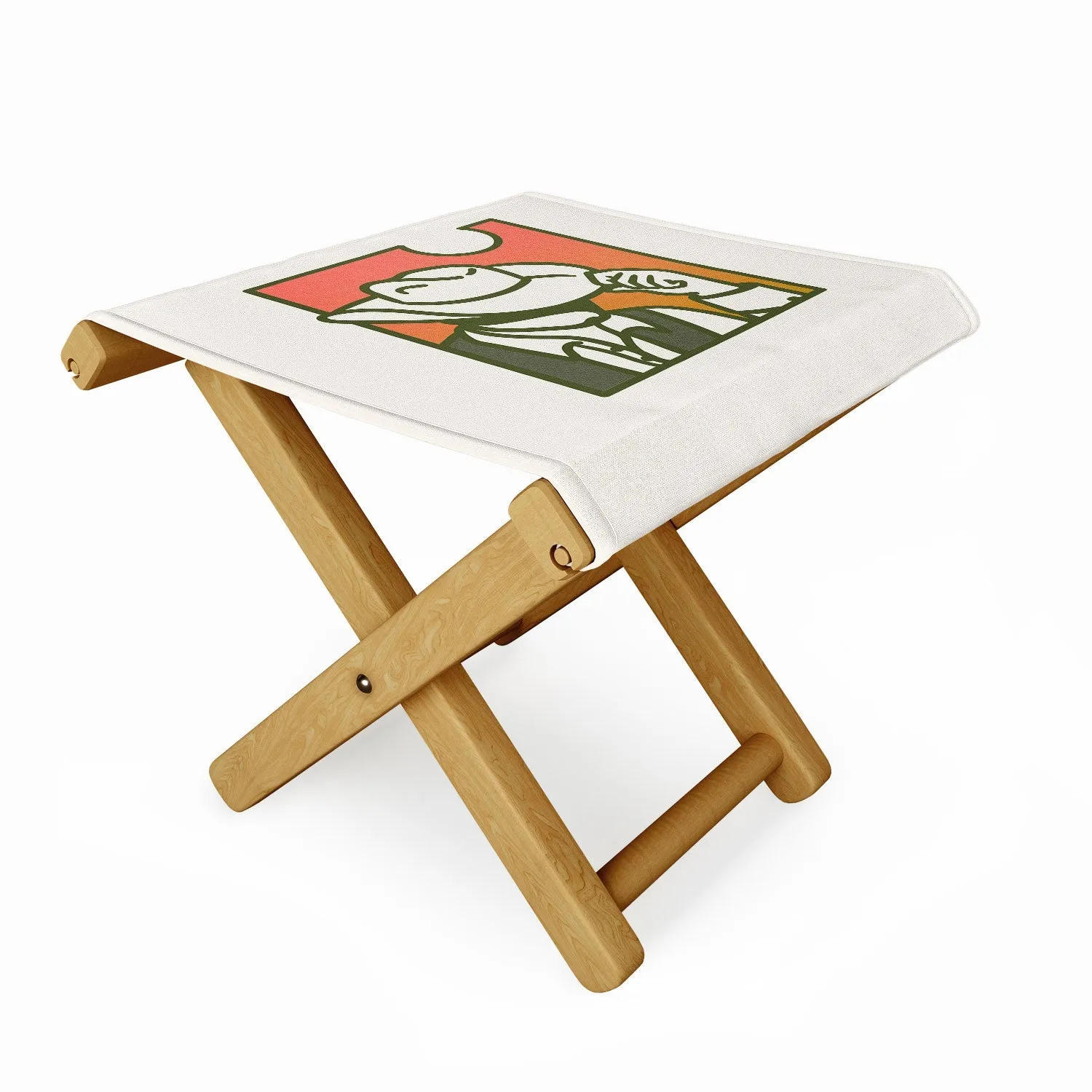 Sunset Cowboy Folding Stool (DS) DD