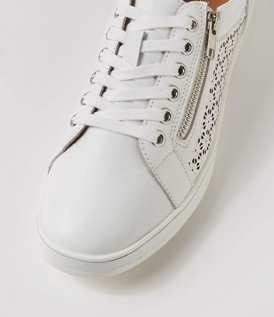 SUPERSOFT Apply White Leather Sneakers