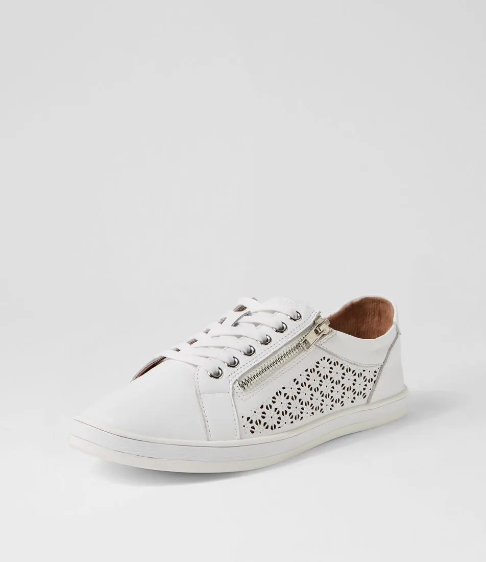 SUPERSOFT Apply White Leather Sneakers