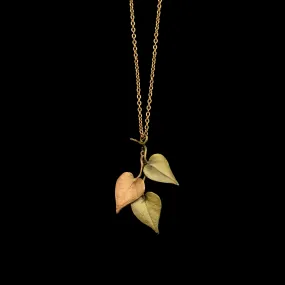 Sweet Potato Vine 18 Inch Adjustable Pendant Necklace by Michael Michaud