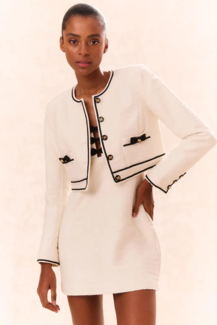 Talika Tweed Jacket - Cream