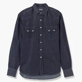 Tellason - Shirt, Cowboy Denim, Ocean Dark