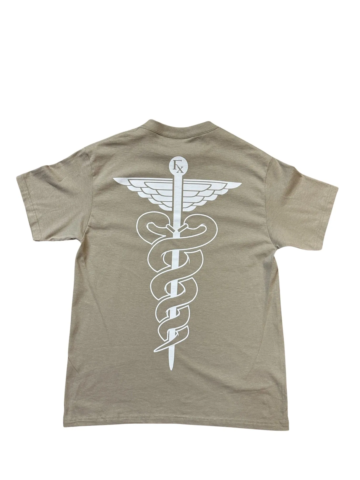 The Fix Kicks Caduceus Tee Shirt (Sand)