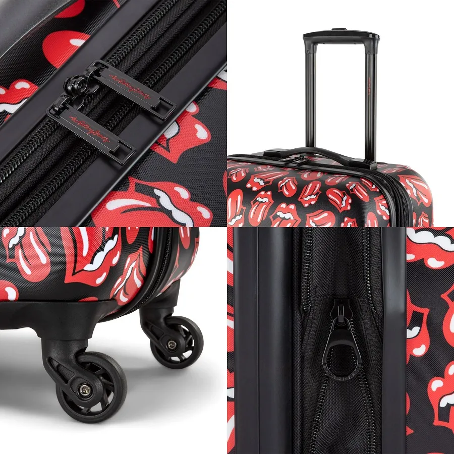 The Rolling Stones Harlem Shuffle 4-Piece Luggage Set 