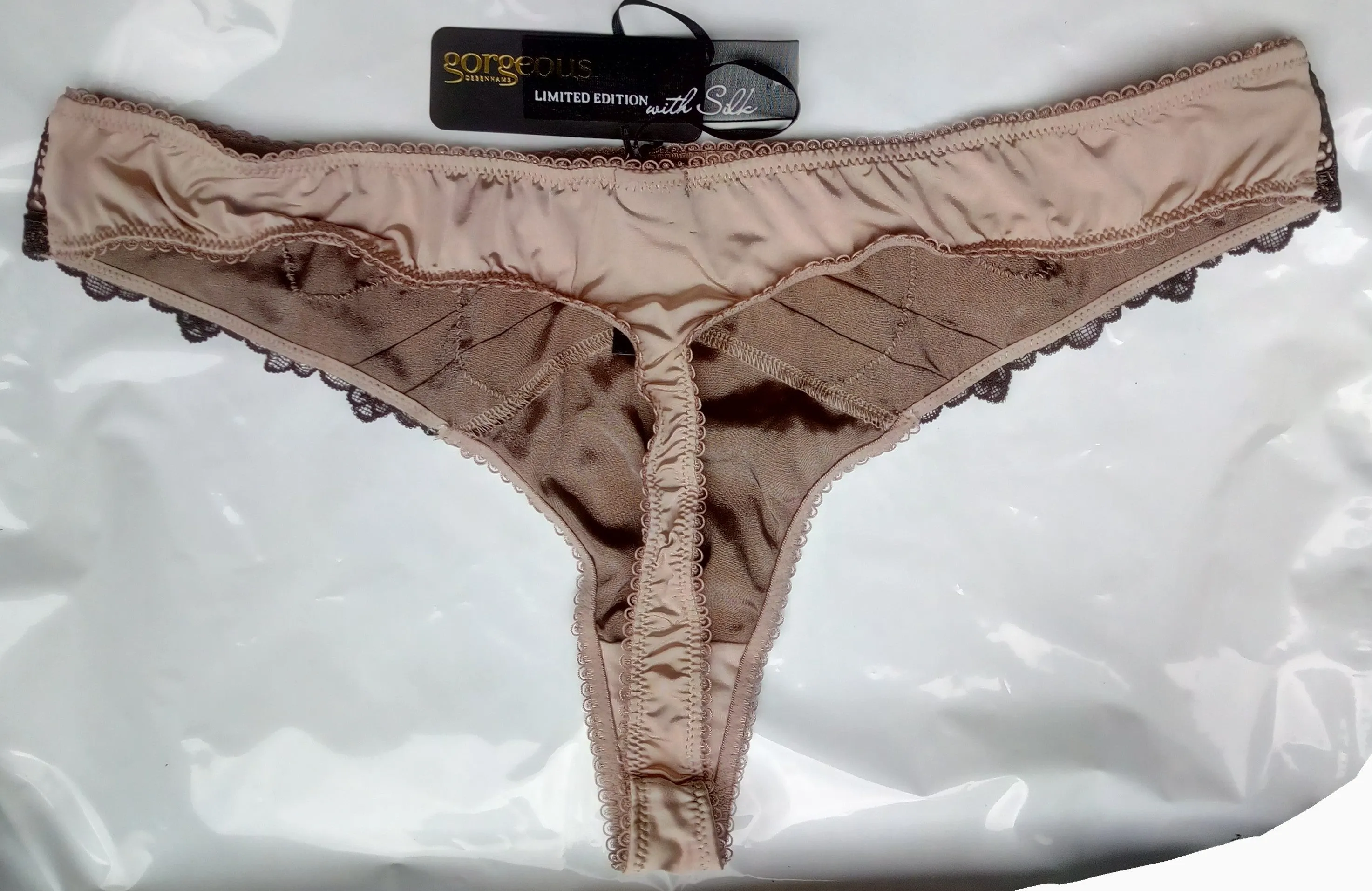 Thong Underpants - By Debenhams - Gold