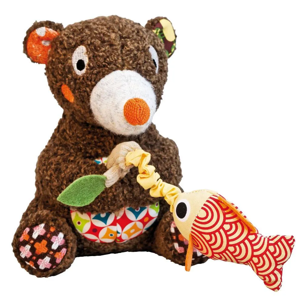 Tizours The Musical Fishing Bear — Woodours by Ebulobo