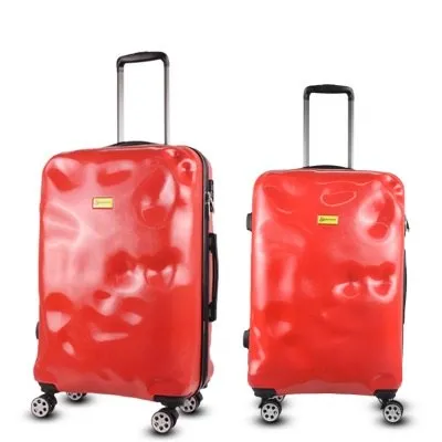 Travel Tale Fashion Personality Meteorites 100% Pc Suitcase Carry On Spinner Customs Lock Wheel