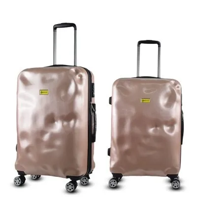 Travel Tale Fashion Personality Meteorites 100% Pc Suitcase Carry On Spinner Customs Lock Wheel