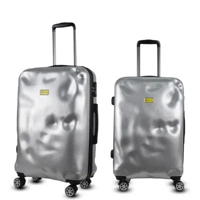 Travel Tale Fashion Personality Meteorites 100% Pc Suitcase Carry On Spinner Customs Lock Wheel