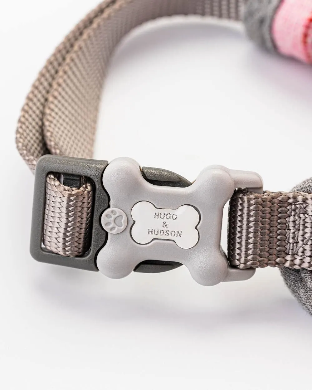 Tweed Dog Harness - Pink Checked