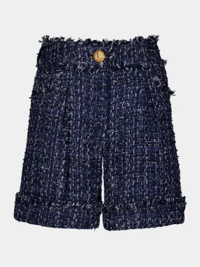 Tweed High-Rise Shorts