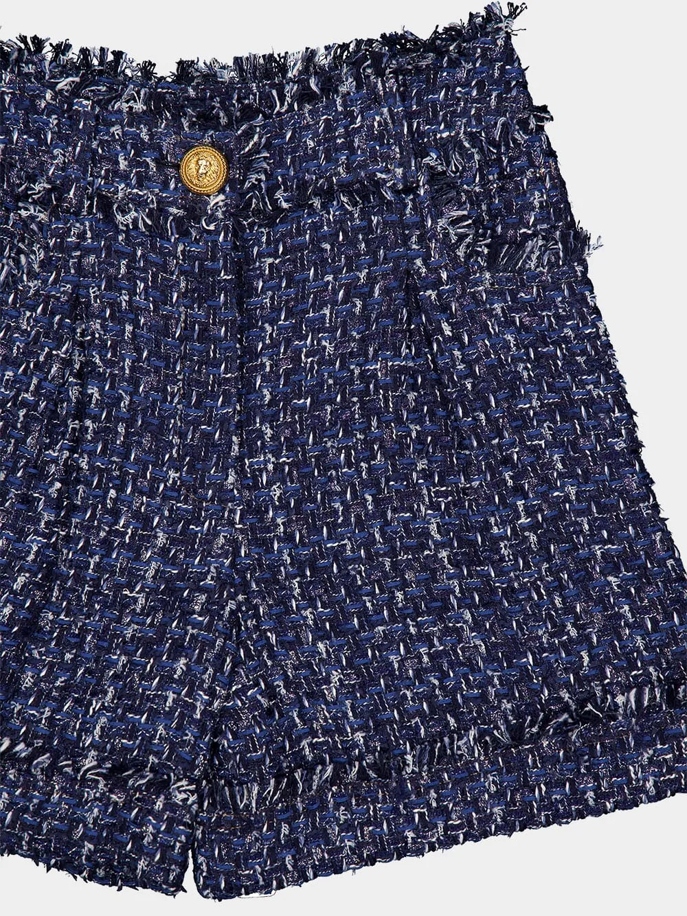 Tweed High-Rise Shorts