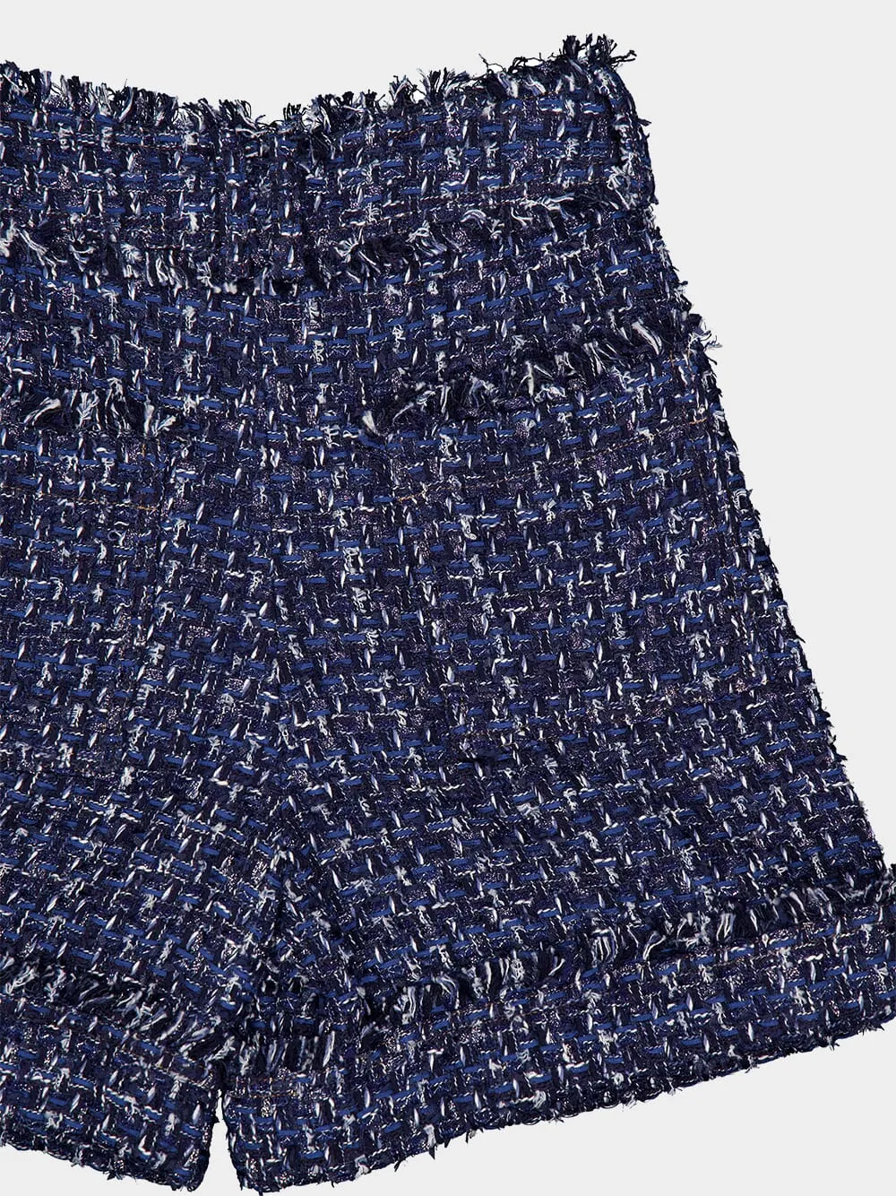 Tweed High-Rise Shorts