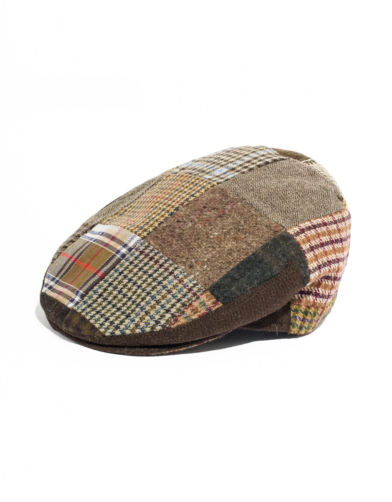 TWEED IVY CAP - PATCHWORK