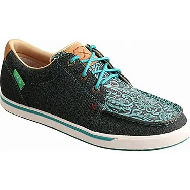 Twisted X Turquoise Tooled Kicks