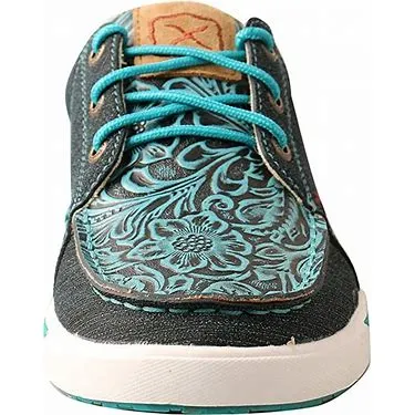 Twisted X Turquoise Tooled Kicks