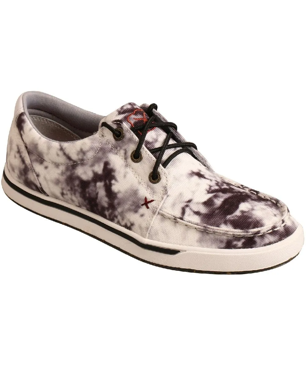 Twisted X Women's Black & White Tie Dye Kicks