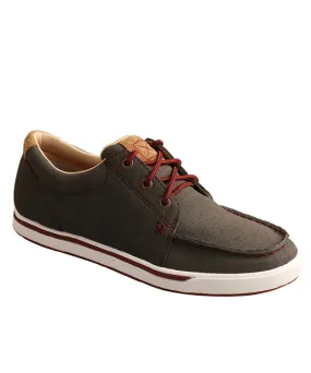 Twisted X Women's Dark Gray And Barn Red Casual Kicks