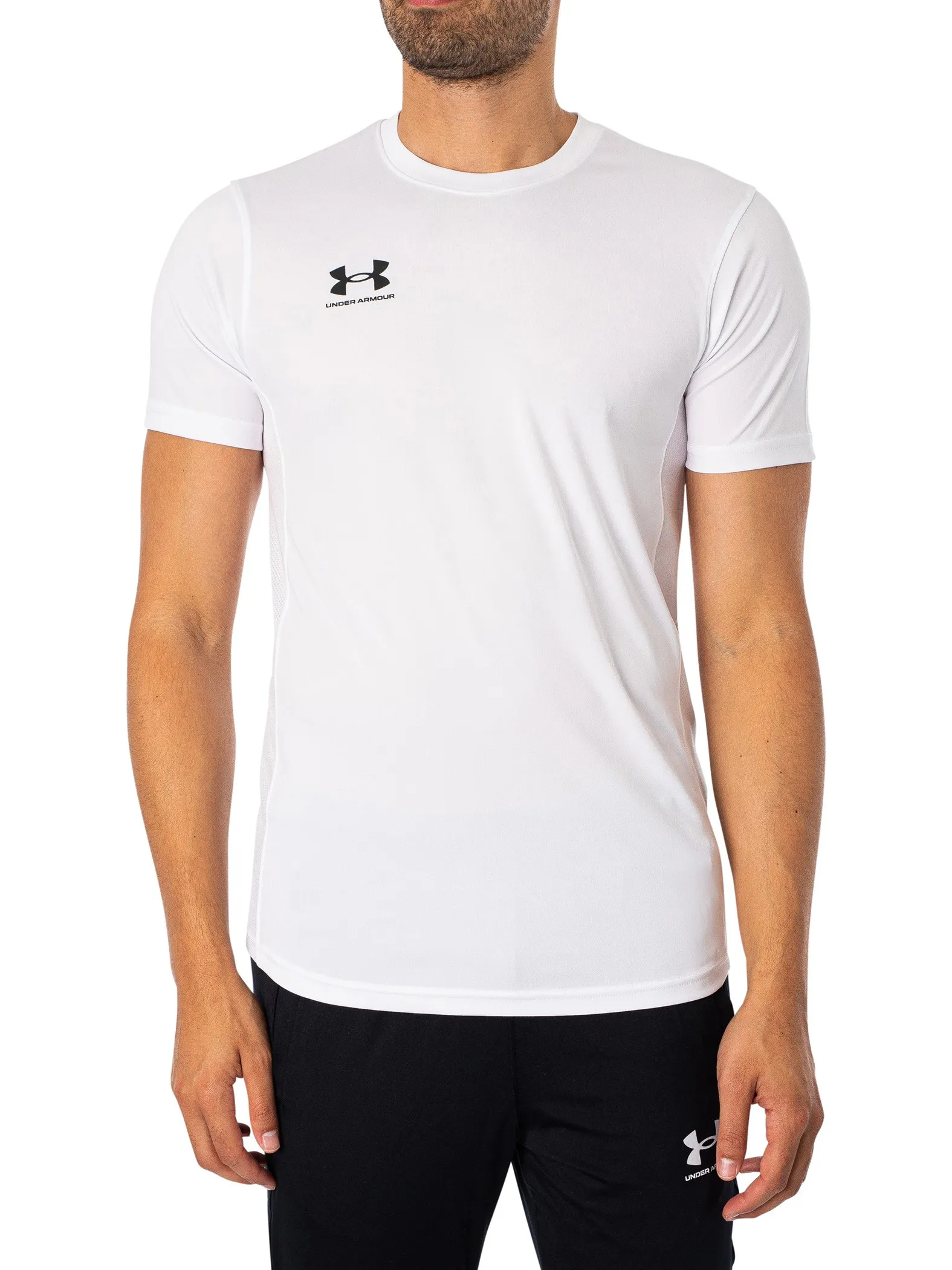 Under Armour Challenger Training T-Shirt - White/Black