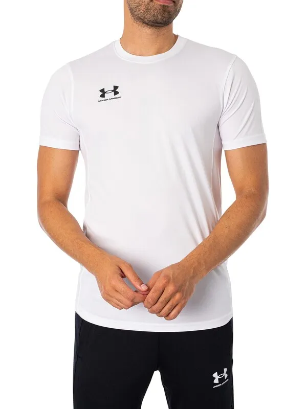 Under Armour Challenger Training T-Shirt - White/Black