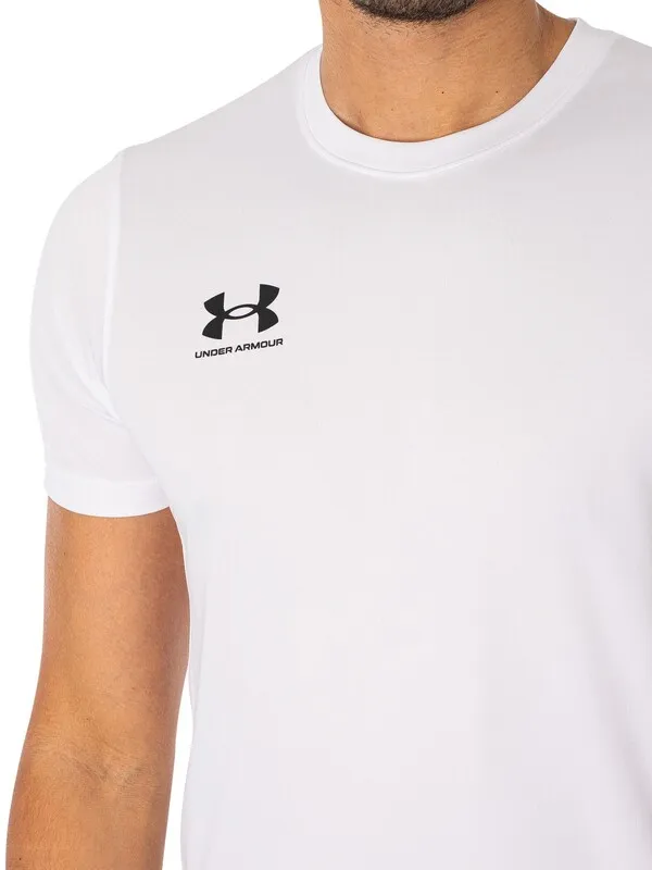 Under Armour Challenger Training T-Shirt - White/Black