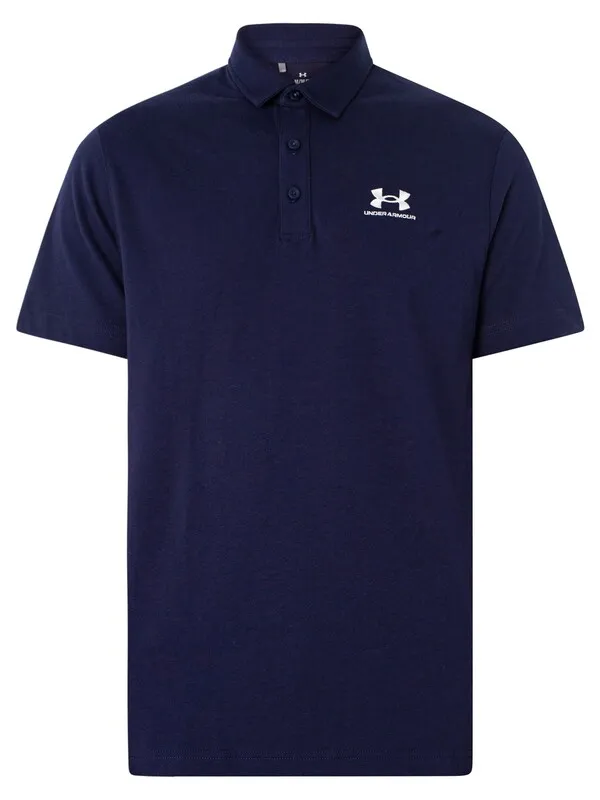 Under Armour Icon Loose Polo Shirt - Navy Blue