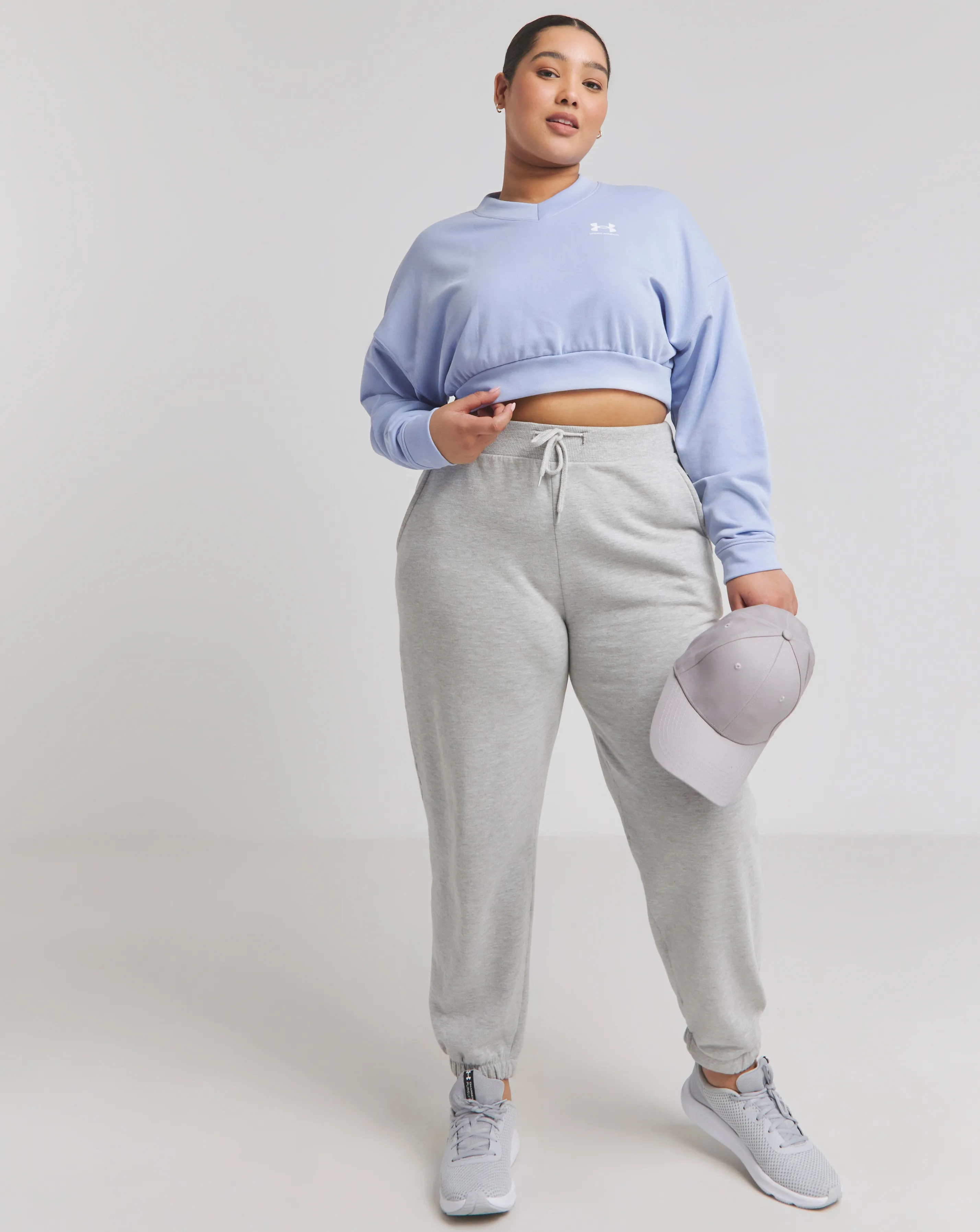 Under Armour Rival Oversized Crop Crew | Simply Be