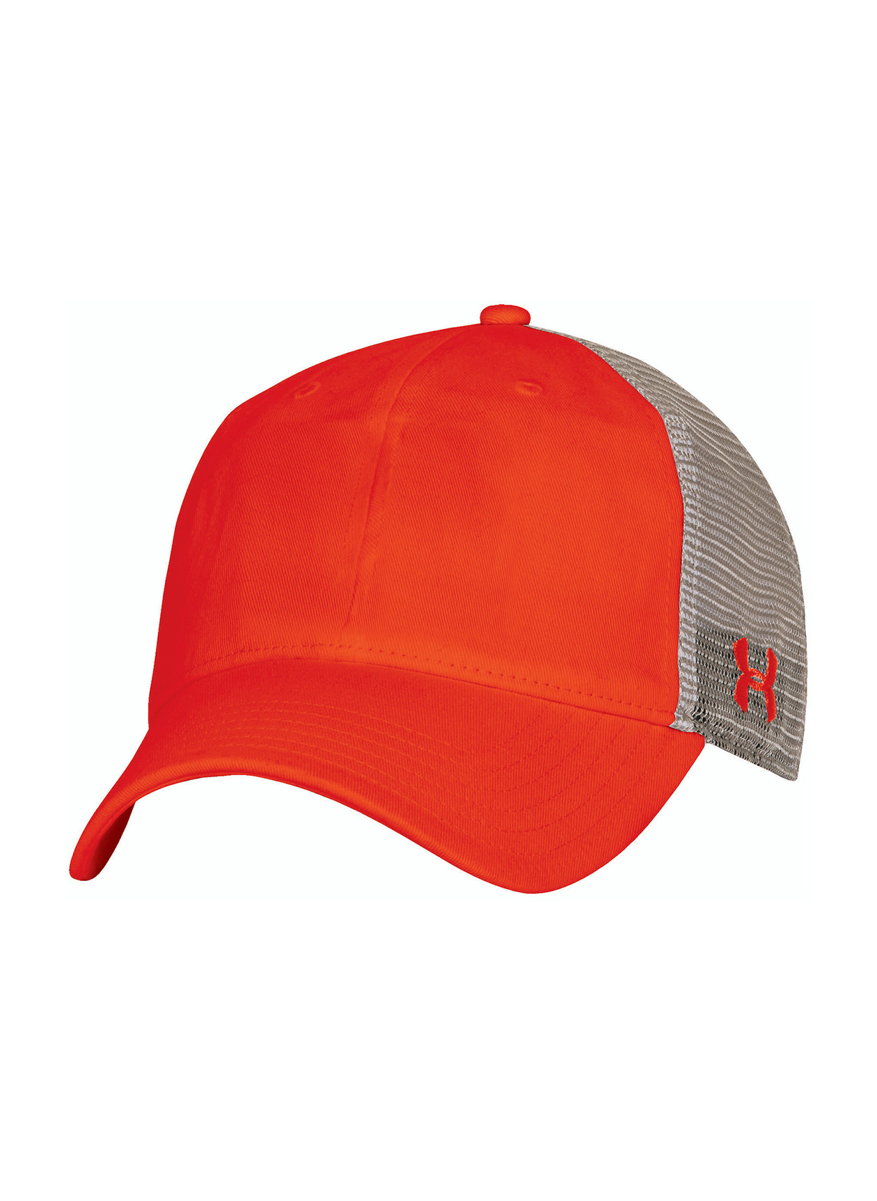 Under Armour Washed Performance Cotton Trucker Hat  Dark Orange