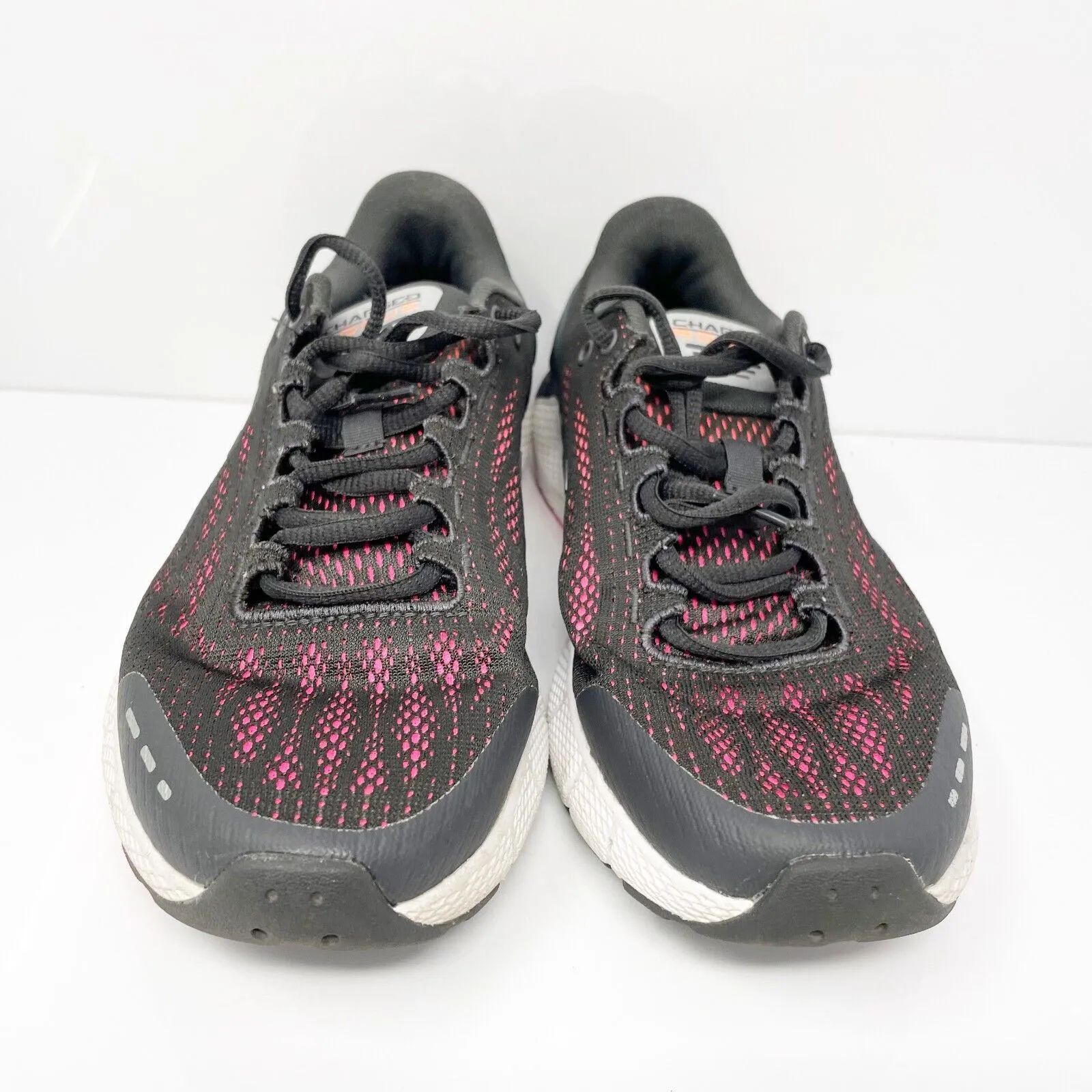 Under Armour Womens Charged Rogue 3021247-105 Black Running Shoes Sneakers 7.5