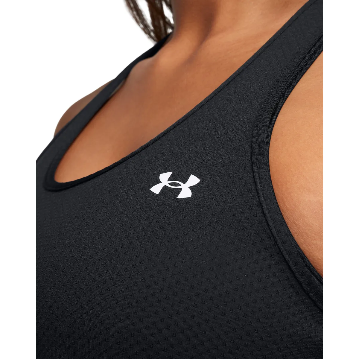 Under Armour Women's HeatGear Armour Racer Tank Black | Buy Under Armour Women's HeatGear Armour Racer Tank Black here