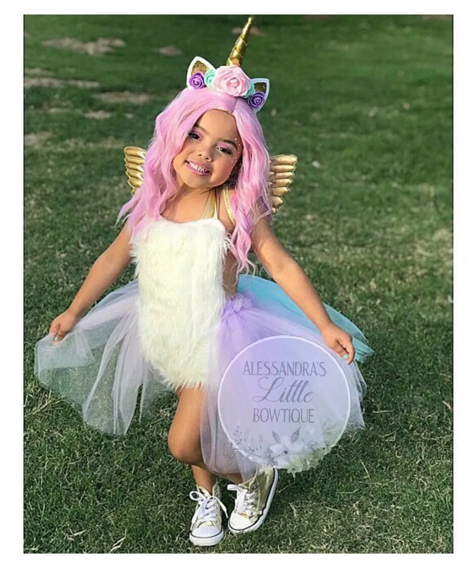 Unicorn Fur Romper