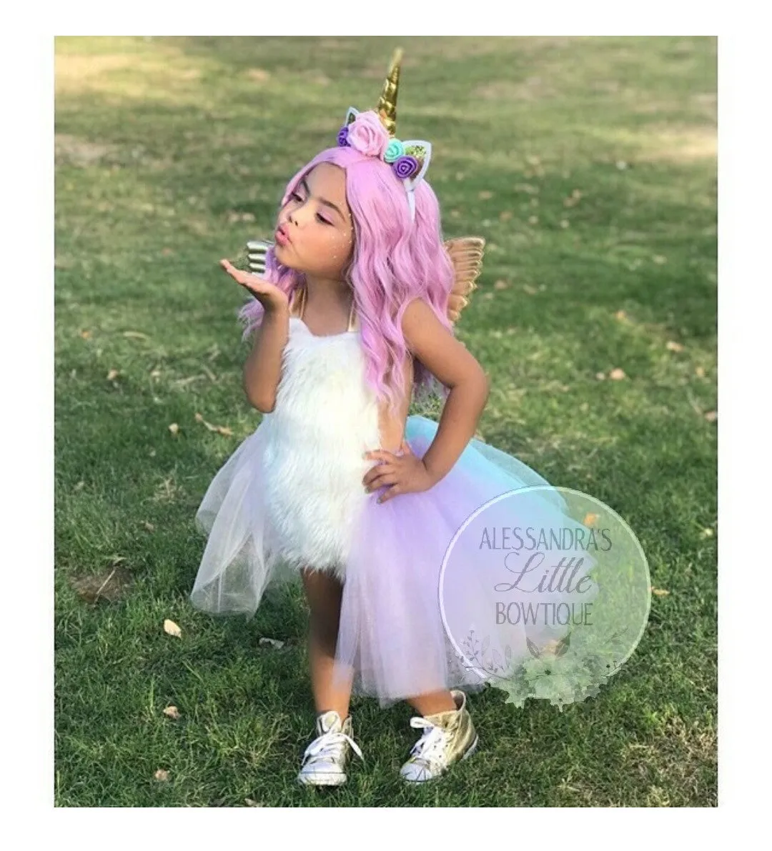 Unicorn Fur Romper