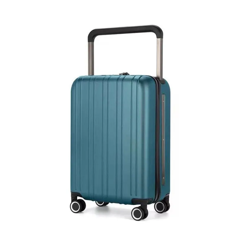 Unisex 20 and 24 Inch Zipper Luggage Trolley Wheel Travel Suitcase