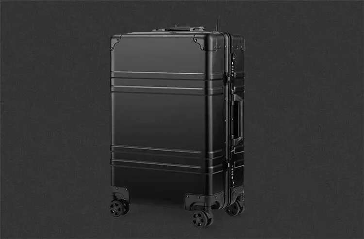 Unisex Aluminium Cabin Size Carry On Travel Suitcase Trolley Bag