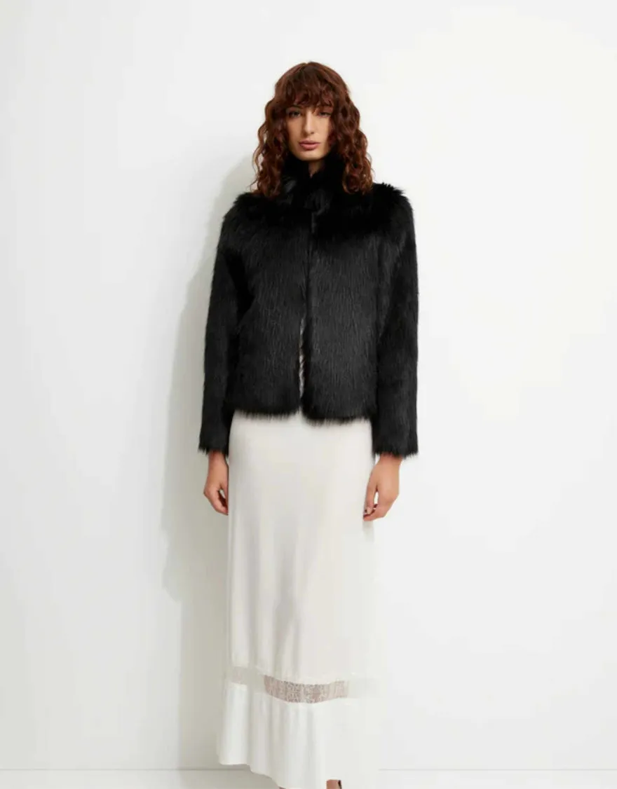 ----Unreal Fur   ----Fur Delish, Black ---