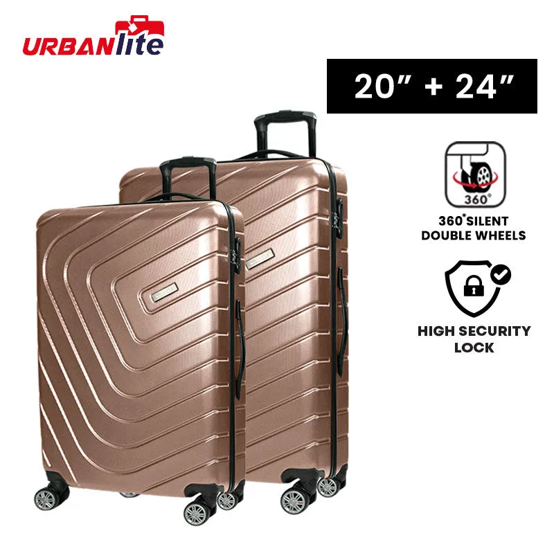 URBANlite Rayer 20+24 Bundle | 8-Wheel Spinner | Anti-Scratch | Hard Case Luggage