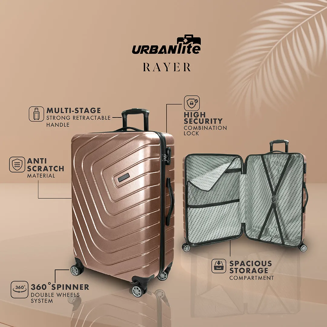 URBANlite Rayer 20+24 Bundle | 8-Wheel Spinner | Anti-Scratch | Hard Case Luggage