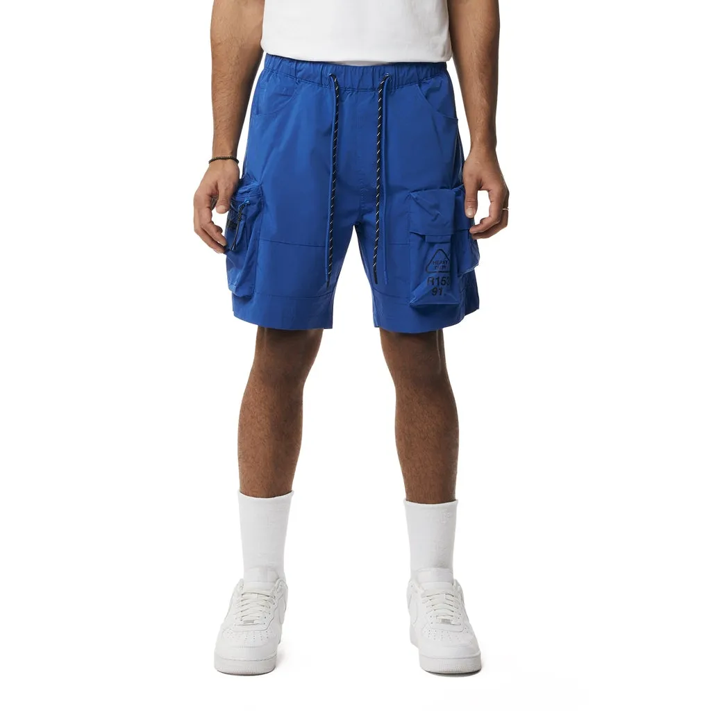 Utility Windbreaker Cargo Shorts - Royal