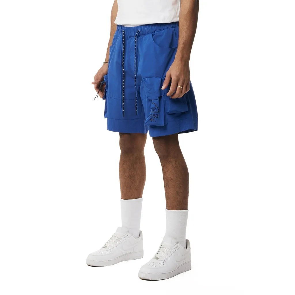 Utility Windbreaker Cargo Shorts - Royal