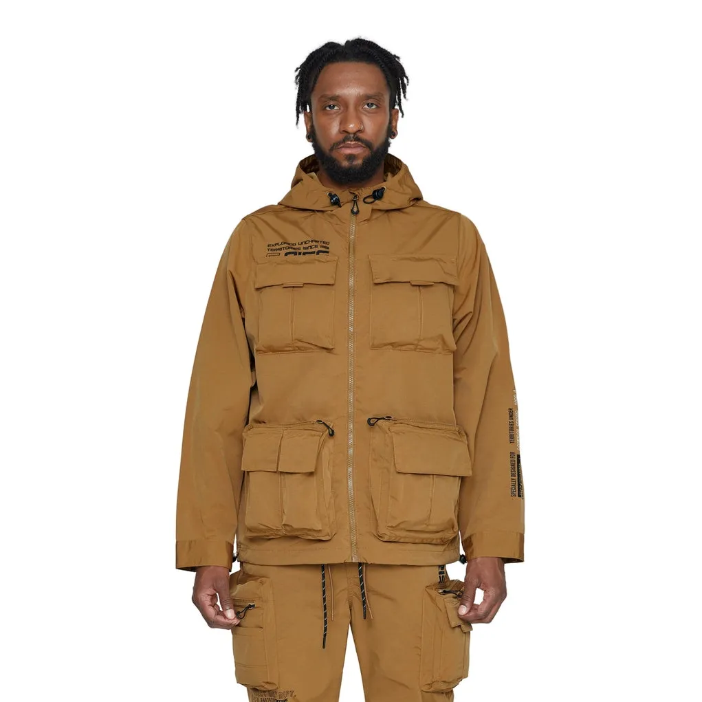 Utility Windbreaker Jacket - Timber