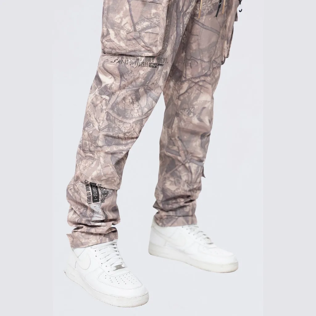 Utility Windbreaker Pants - Khaki Hunting Camo