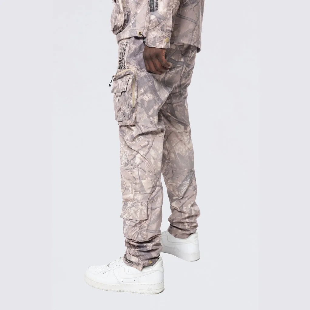 Utility Windbreaker Pants - Khaki Hunting Camo