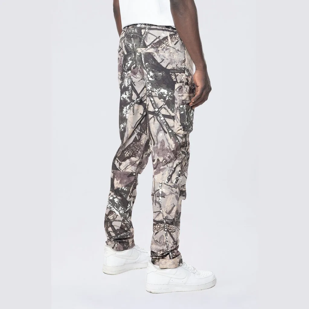 Utility Windbreaker Pants - Olive Hunting Camo