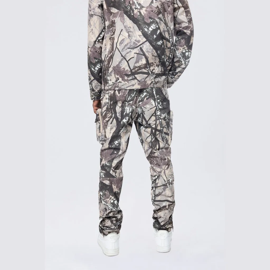 Utility Windbreaker Pants - Olive Hunting Camo