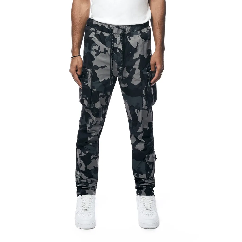 Utility Windbreaker Pants - Stone Camo