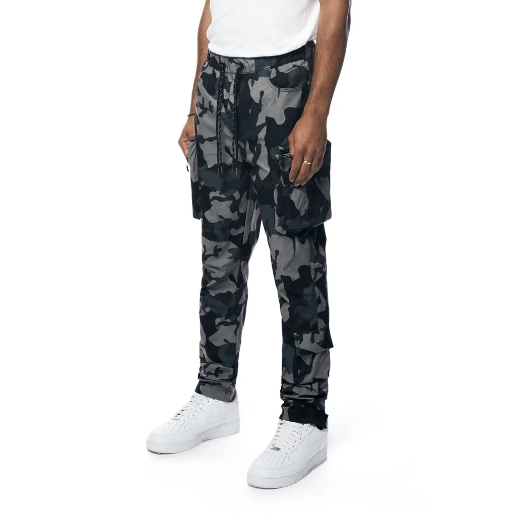 Utility Windbreaker Pants - Stone Camo